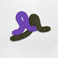 Entwine Rug Green + Purple