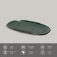 Shallow Organic Oval Platter Small Set of 4