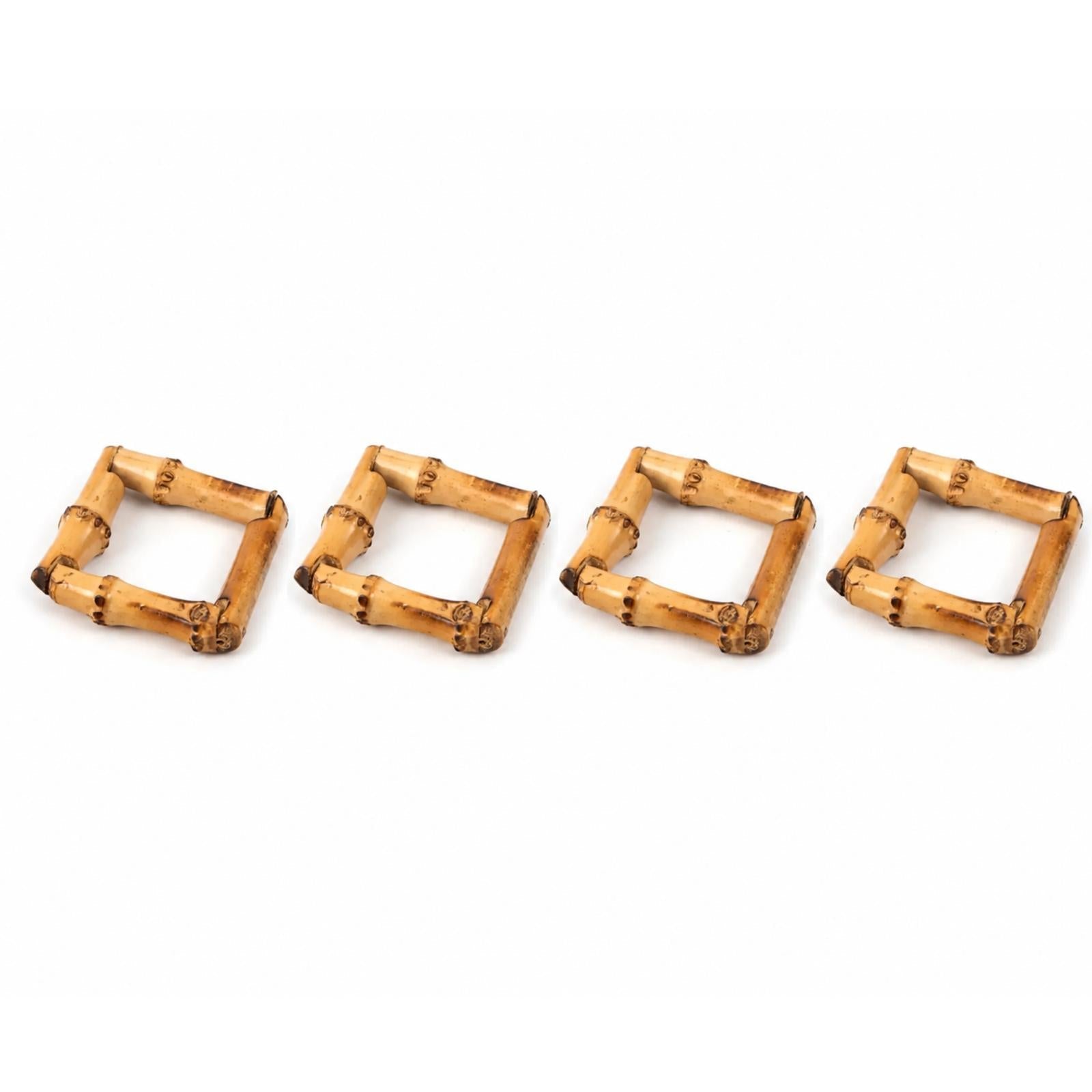 Square Bamboo Napkin Ring