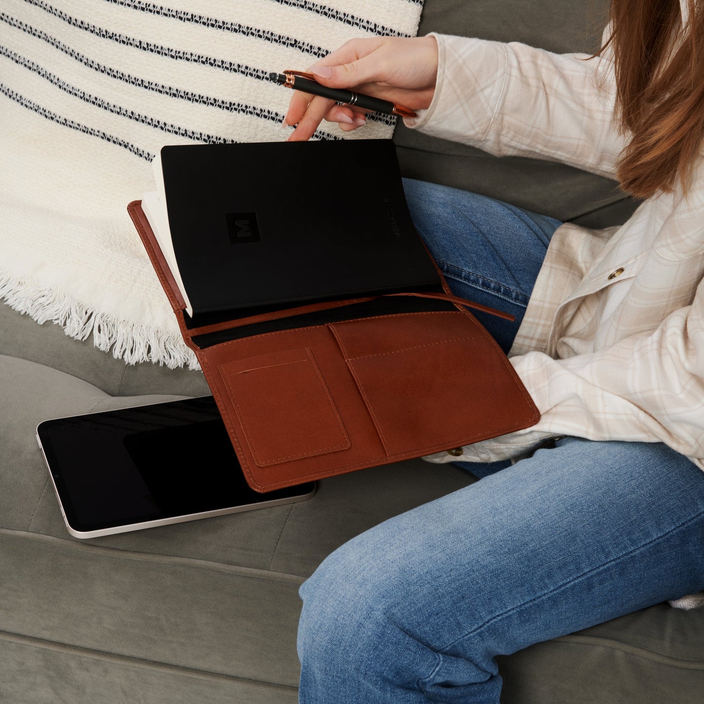 Theodore A5 Leather Journal Cover