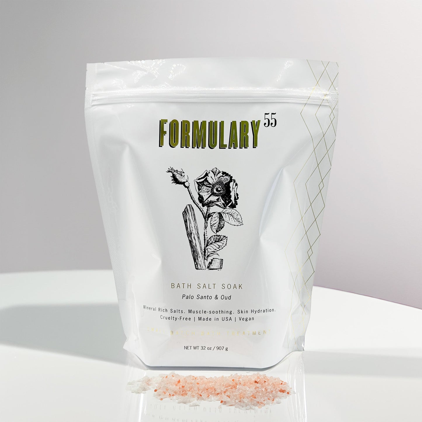 Palo Santo & Oud - 32oz Bath Salt Soak