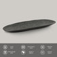 Shallow Organic Oval Platter Large Set of 4