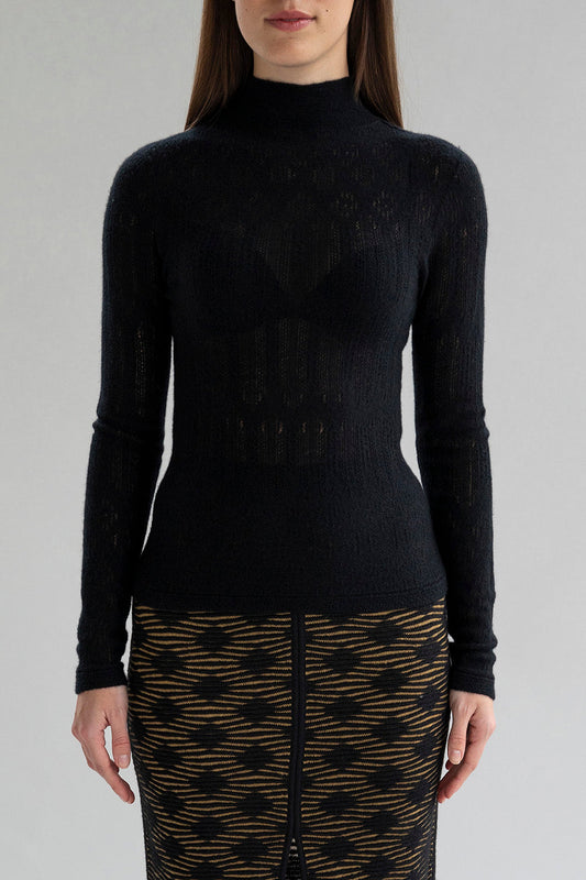 ELISE PULLOVER - BLACK
