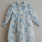 Aoki Dress-Blue Toile | Long Sleeve