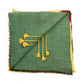 Avocado Multi Color Warm Hues Hand Woven Hand Knotted Textured Merino Throw
