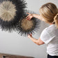 Usiku Black and Natural Woven Wall Art
