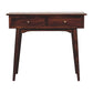 Solid Wood California Walnut Hallway 2-Drawer Console Table