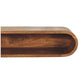 Solid Wood Arc Wall-Mounted Media Console