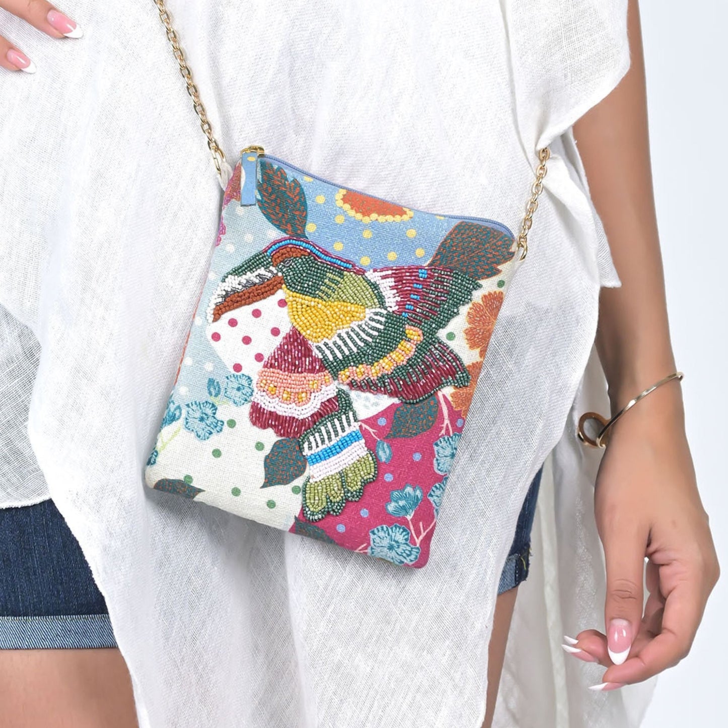 SONG BIRD SLING BAG - MAROON
