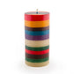 Memphis Stripe Painted Candles