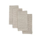 VERTEX Hand Block Printed Napkins - Set of 4. Cotton - Fair Trade - Artisan Made