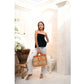 Carrey Raffia Tote bag