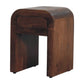 Solid Wood Curved Bedside Table