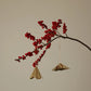 S/2 Petunia Flower Ornaments