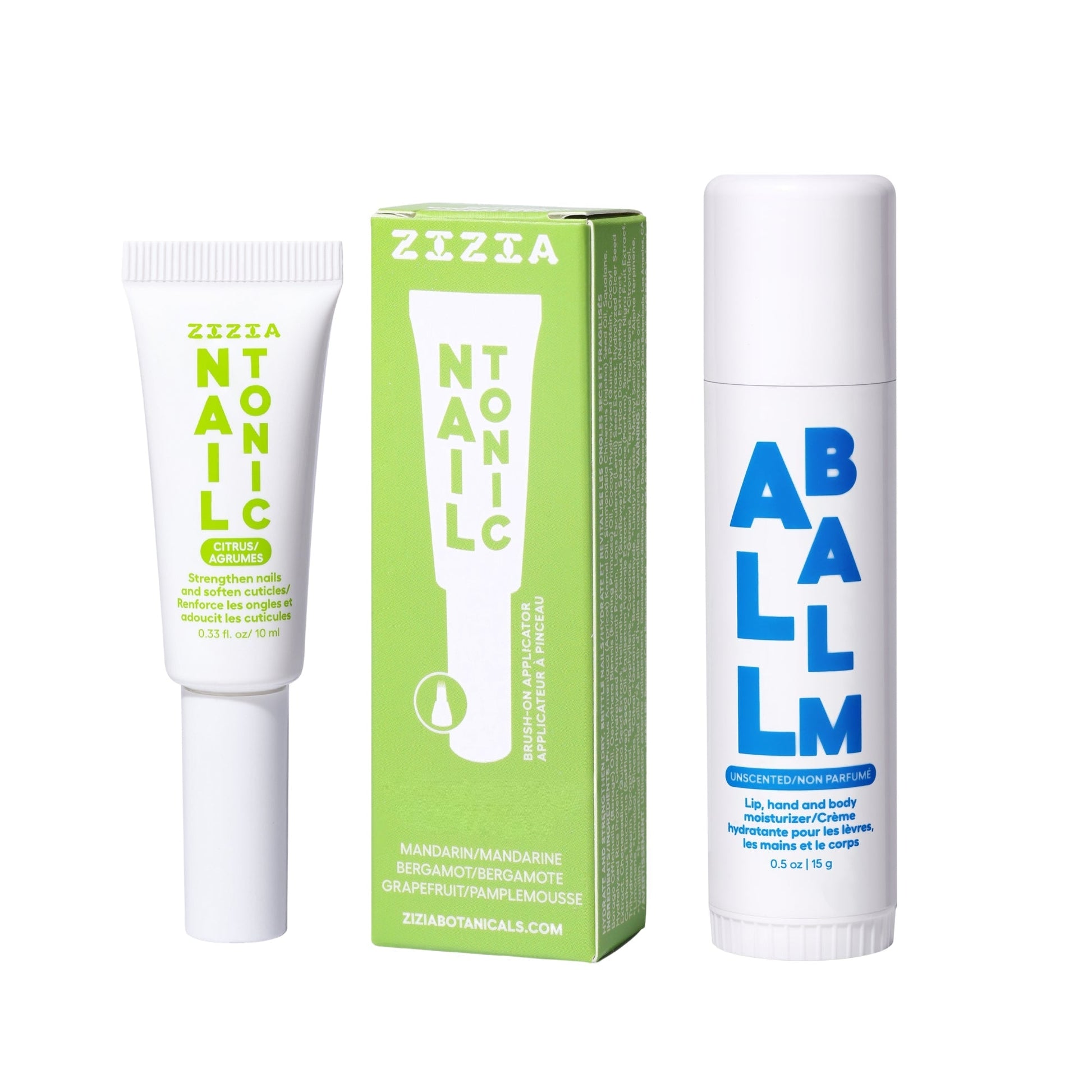 Citrus Nail Tonic + Unscented All Balm Stick