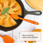 3 Piece Silicone Spatula Set - Orange