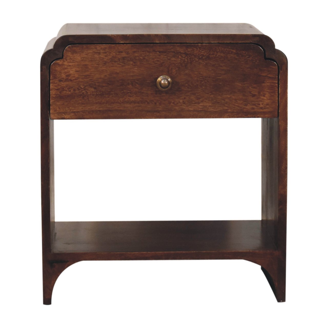 Solid Wood California Walnut Newton Bedside Table