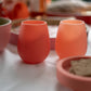 terra + peach | fegg | silicone unbreakable glasses