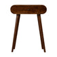 Solid Wood Mini Round Chestnut Console