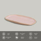 Shallow Organic Oval Platter Small Set of 4