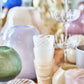 Yuka Groove Glass Set in White