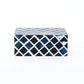 Decorative Box | Resin & Wood | Diamond Pattern Box