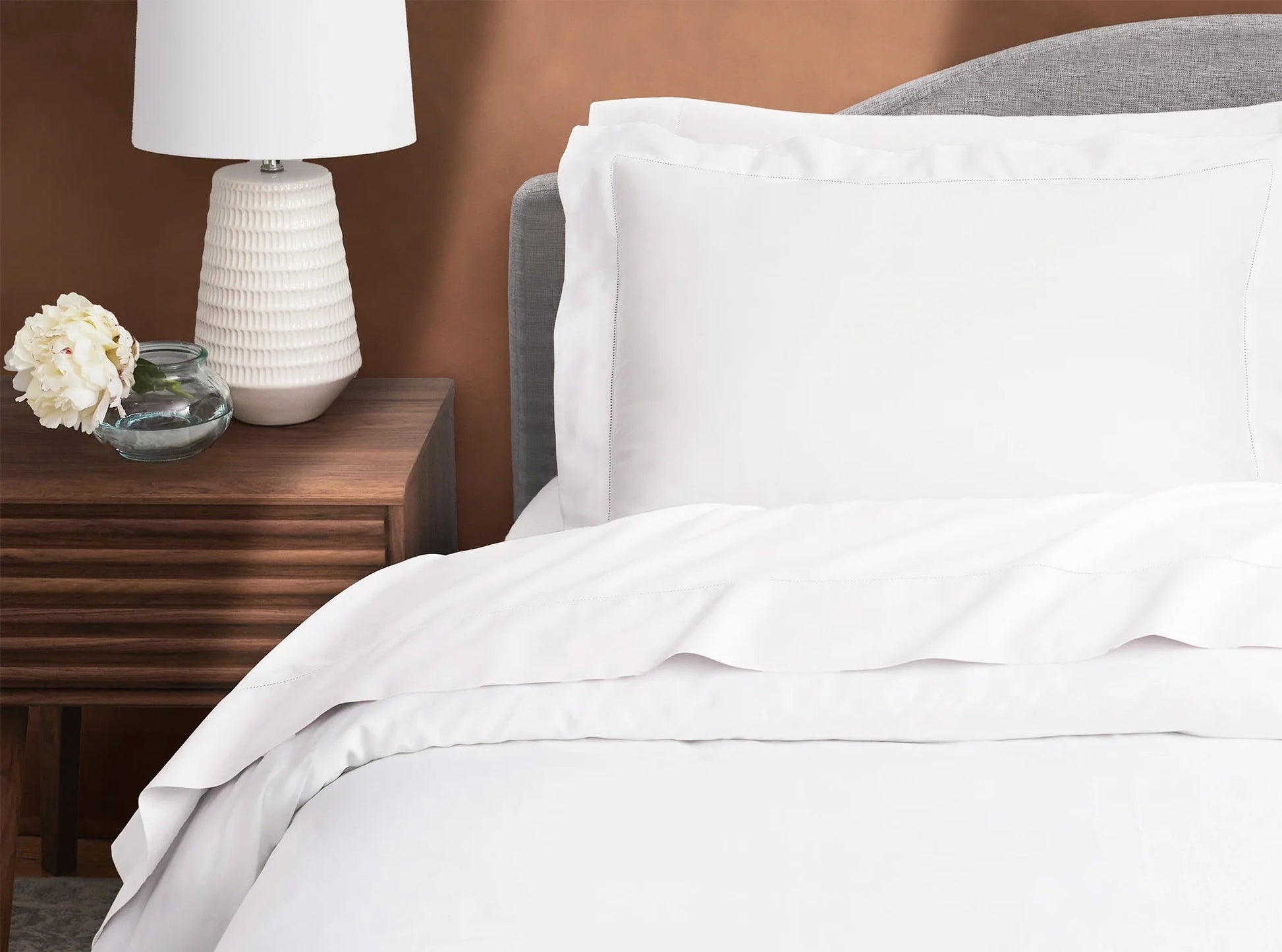 Signature Sateen Hemstitched Duvet Cover