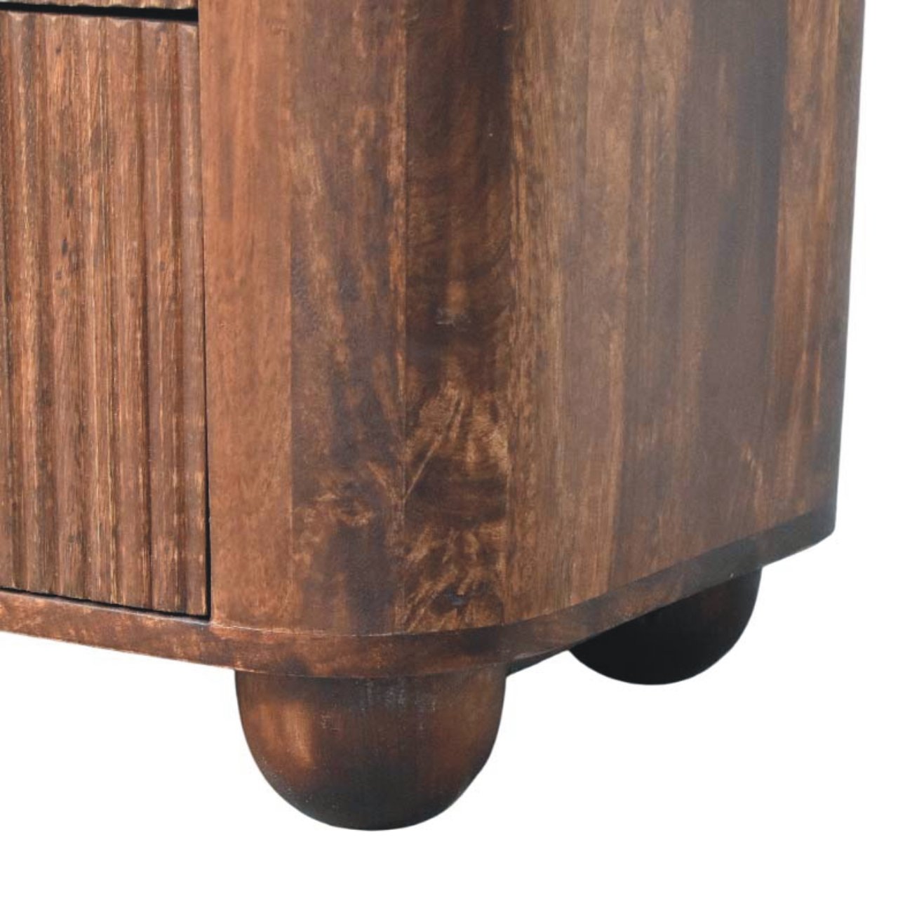 Solid Wood Marlowe Fluted Nightstand