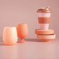 Terra + Peach | Fegg | Silicone Unbreakable Glasses