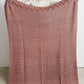 Bobble Lace Edged Eco-Cotton Throw