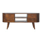 Chestnut Rounded Entertainment Unit