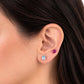 Oval Birthstone Stud Earrings