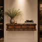Bamboo Two Drawer Console Table