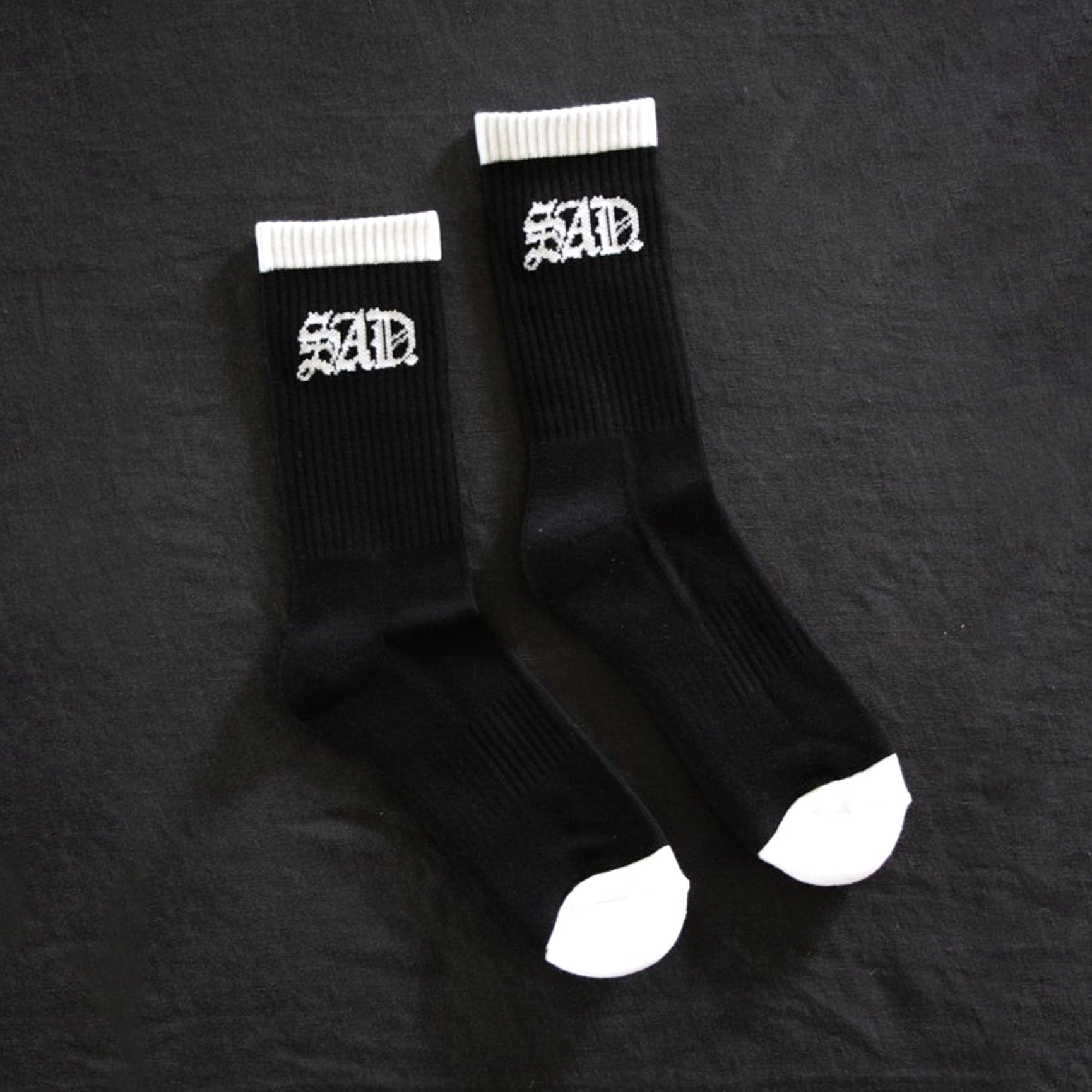 Two Sock Pack // Black + White