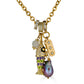 Fish and Pearl Charm Necklace