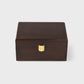 Acacia Wood Classic Keepsake Box with Latch, Urban Walnut