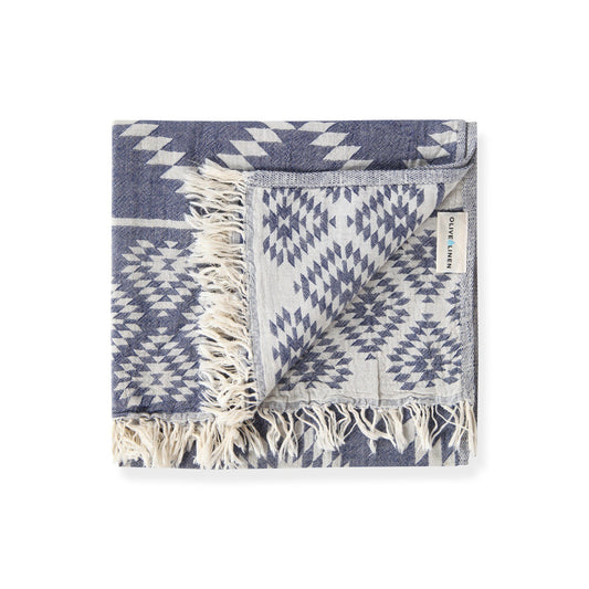 Olive&Linen Aztec Turkish Towel
