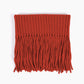 RIBBED BABY ALPACA FRINGE SCARF