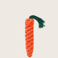 CARROT DOG ROPE TOY