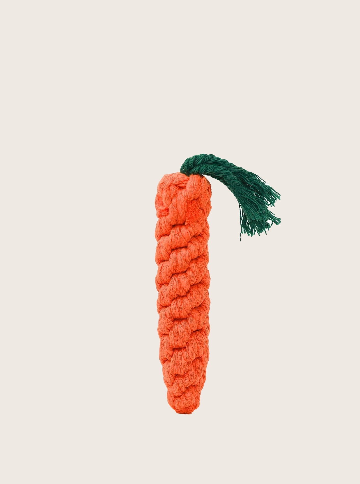 CARROT DOG ROPE TOY