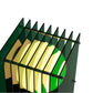 Lớp small rectangle in green acrylic
