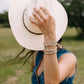 Silver Sequin Bracelet