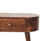 Solid Wood Mini Albion California Walnut Console