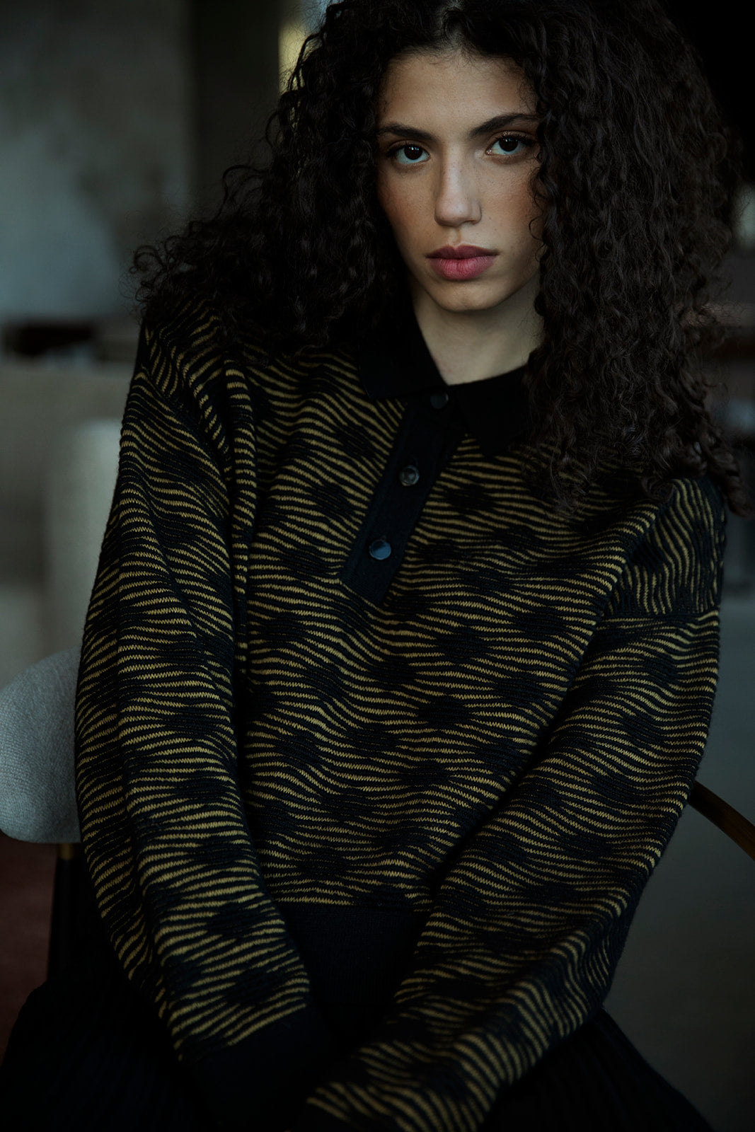 AMELIE POLO - GOLDEN BLACK