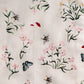 Butterfly Glade | Timeless Floral Ruffle Zipper Pouch