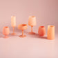 terra + peach | stemm | silicone unbreakable wine glasses