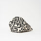 Weekender Bag - Black Kuba with Red Beaded Heart