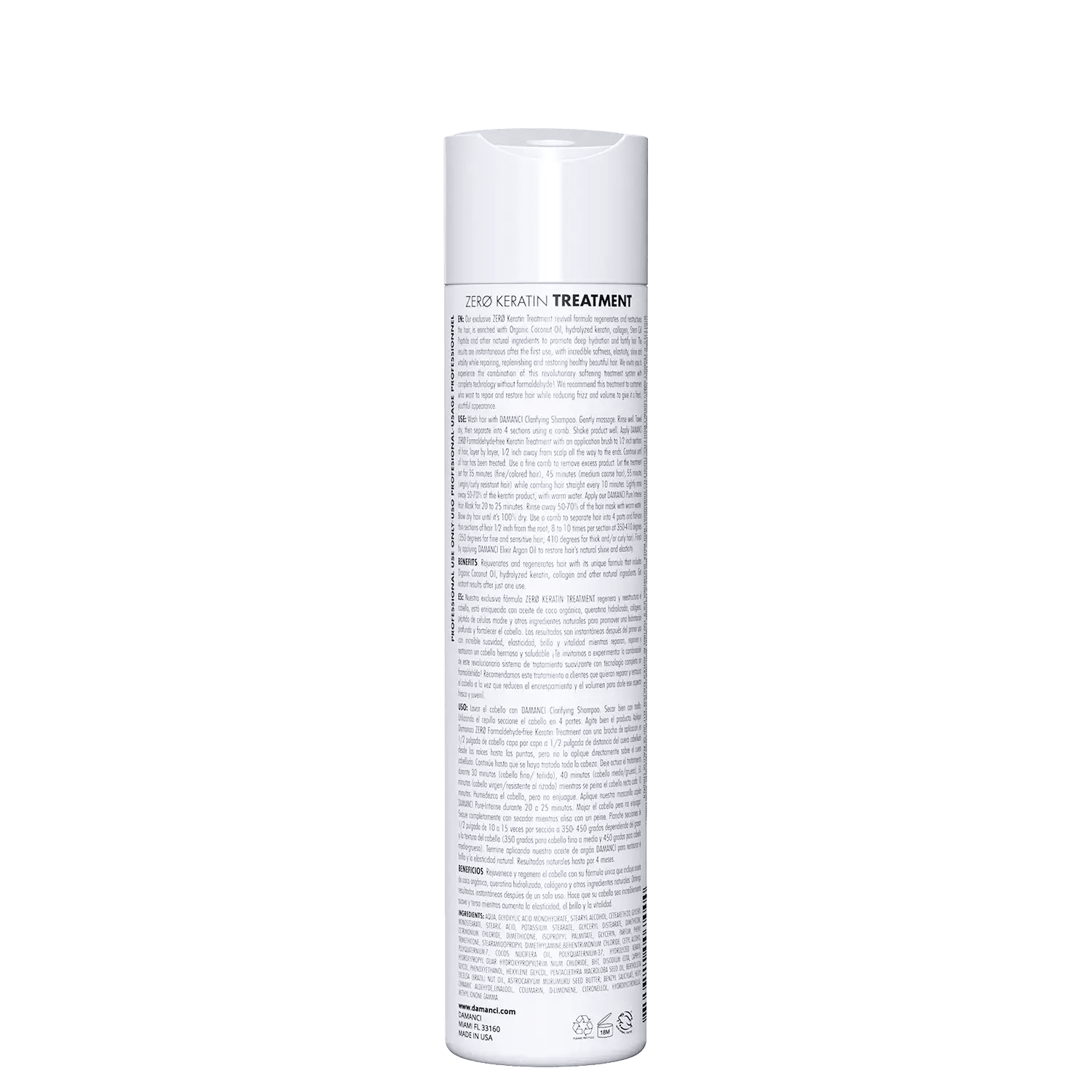 ZerØ Keratin Treatment, Formaldehyde-Free Keratin