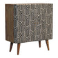Solid Wood Edessa Bone Inlay Cabinet
