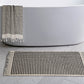 Dots 4 Piece Terry Towel Set with Bath Mat